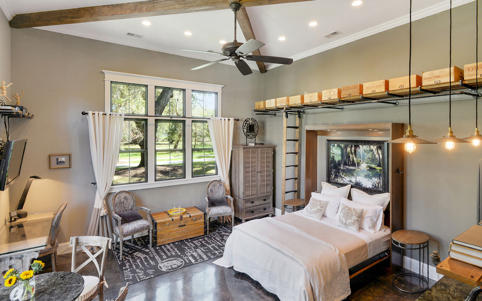 Rustic Garden Studio by WaterMark Coastal Homes