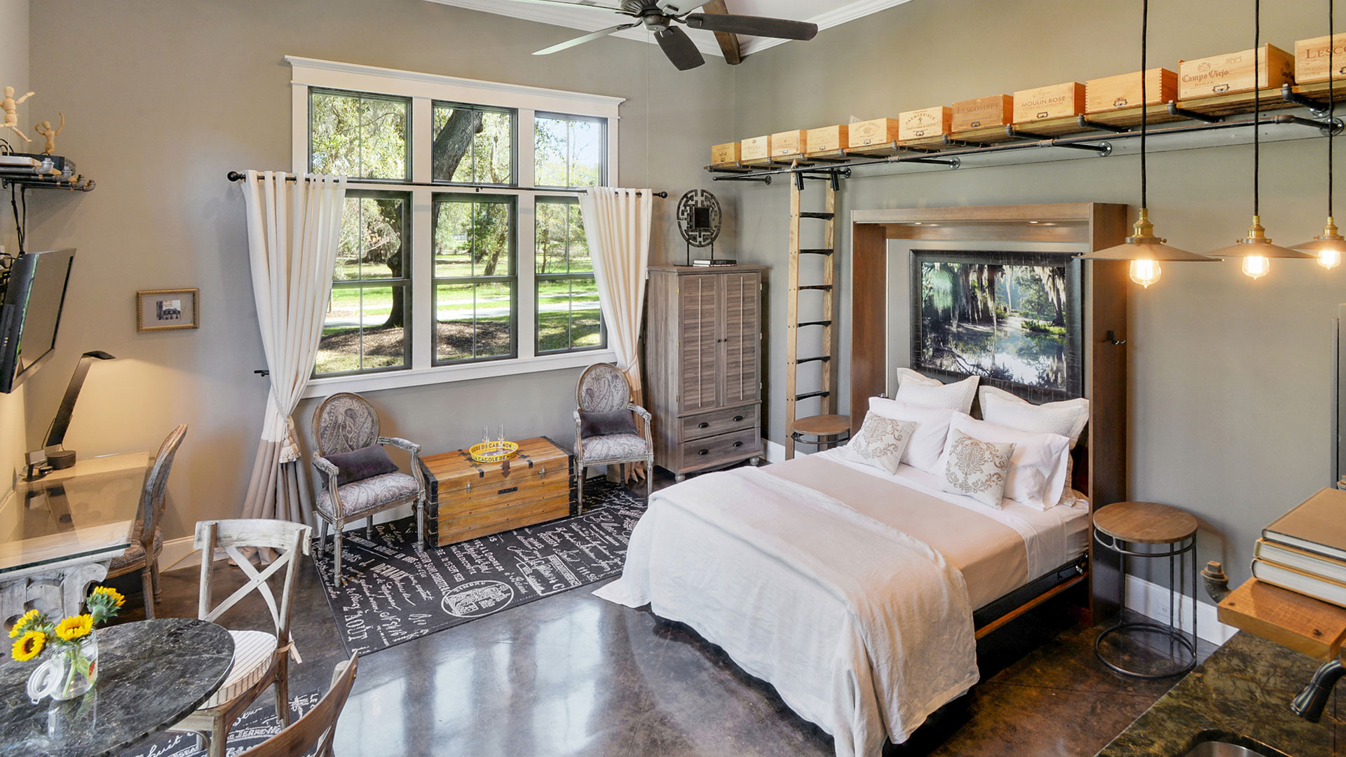 Rustic Garden Studio by WaterMark Coastal Homes